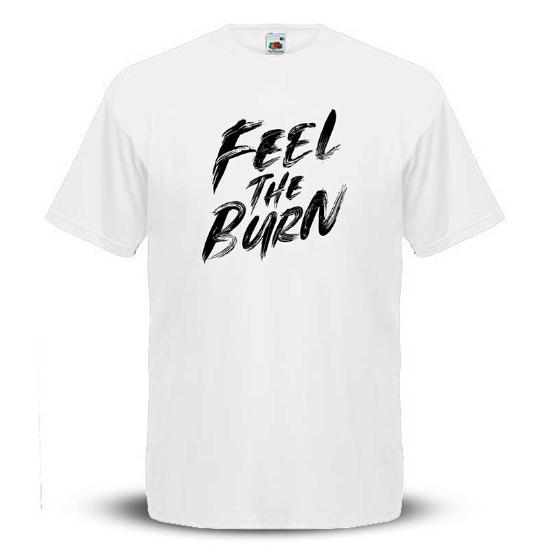 Feel The Burn White T-shirt - Brother Firetribe